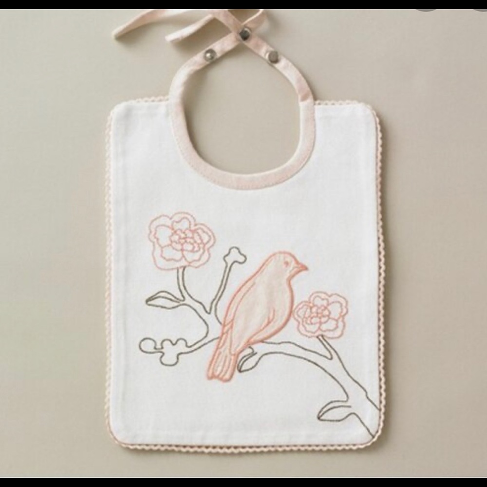 Dwell design vintage blossom bib